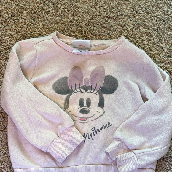 Disney Other - Disney Minnie Mouse Light Pink Kids Sweater​​​